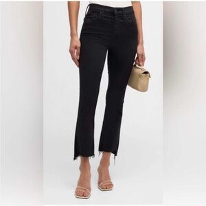 MOTHER denim The Insider Crop Step Fray - not guilty black - 24